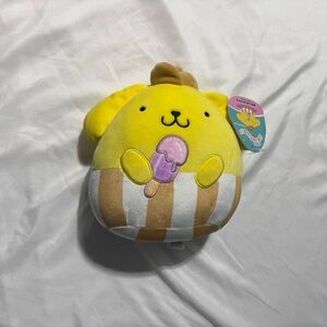 Squishmallows x Sanrio Pompompurin Popsicle Plush – Food Truck Collection 8”